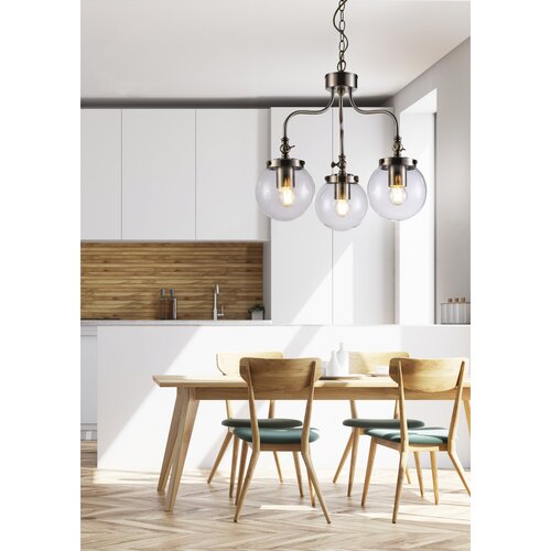 Candellux luster/visilica-BALLET viseća lampa 3X40W E27 Patina Cene