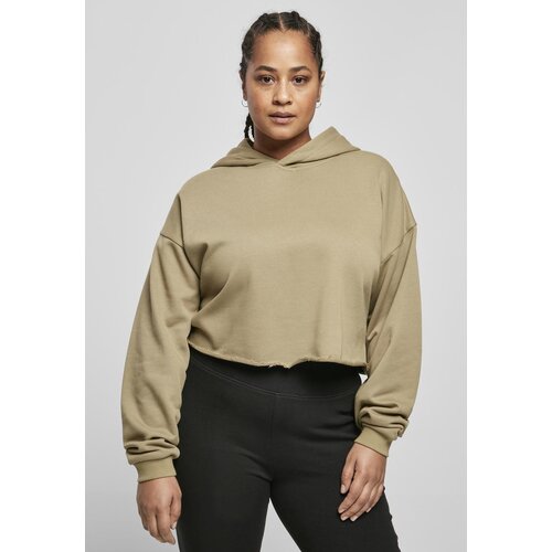 UC Curvy Women&amp;#039;s Oversized Khaki Hooded Hood Slike