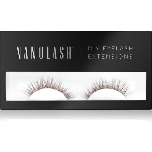 Nanolash DIY Eyelash Extensions set za kućno produljivanje trepavica Classy BROWN 36 kom Slike