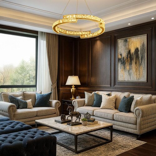 Toolight LED viseća lampa APP1771-CP GOLD 60cm Slike