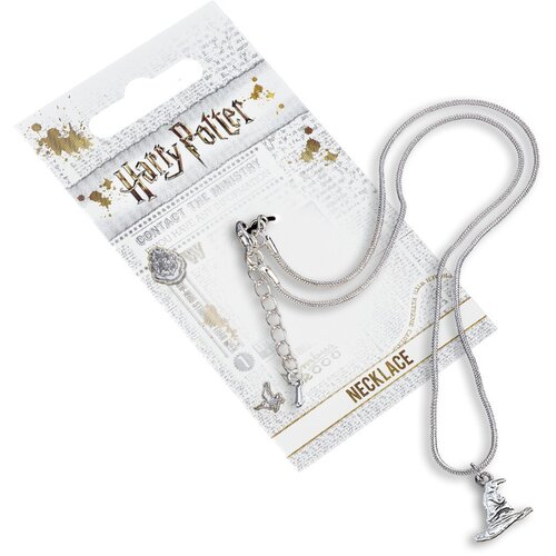  Ogrlica sa priveskom Harry Potter Sorting Hat, posrebrena Slike