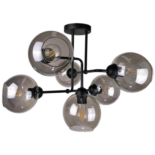  Plafonski luster OSMO 6xE27/60W/230V crna Cene