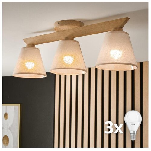  Brilagi - LED Plafonski luster ANTHONY 3xE14/40W/230V hrast/bež Cene
