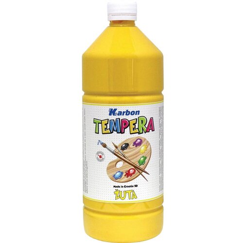 Karbon tempera barva rumena, 1 L Slike