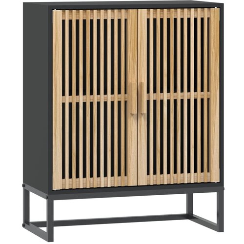 Maison Chic Komoda - Predalnik črna 60x30x75 cm inženirski les, (21716475) Slike