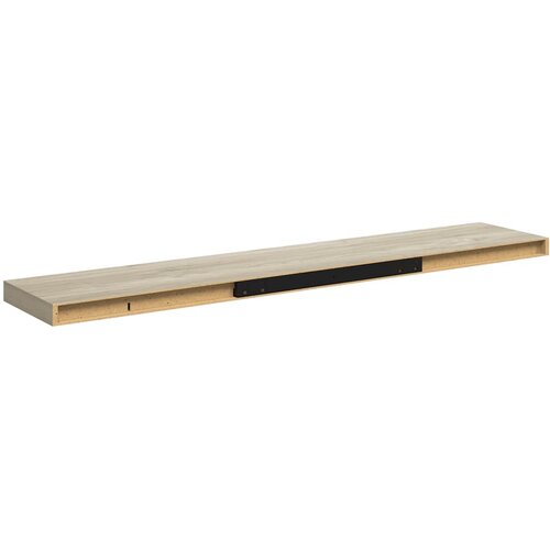  Plutajuće zidne police 4 kom boja hrasta 120x23,5x3,8 cm MDF Slike