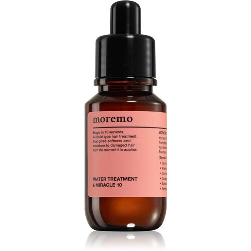 MOREMO Water Treatment Miracle 10 serum za intenzivnu regeneraciju za o&amp;scaron;tećenu i lomljivu kosu 30 ml Slike