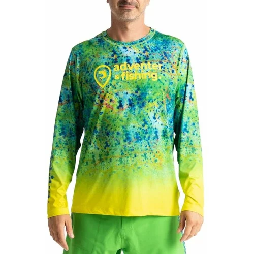 Adventer & fishing UV T-SHIRT MAHI MAHI Muška funkcionalna UV majica, zelena, veličina