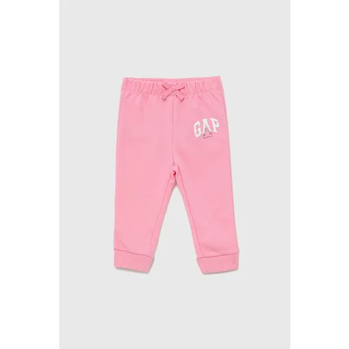 GAP Dječje hlače boja: ružičasta, s tiskom