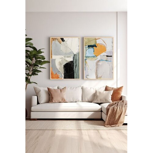 Wallity Uokvirena slika Ersy2Limodel3, 33x48 cm, 2 dijela Cijene
