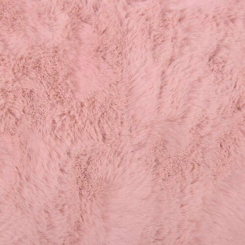  Faux Rabbit Fur Rug Olite Ružičasta 60 x 110 cm Poliester Slike