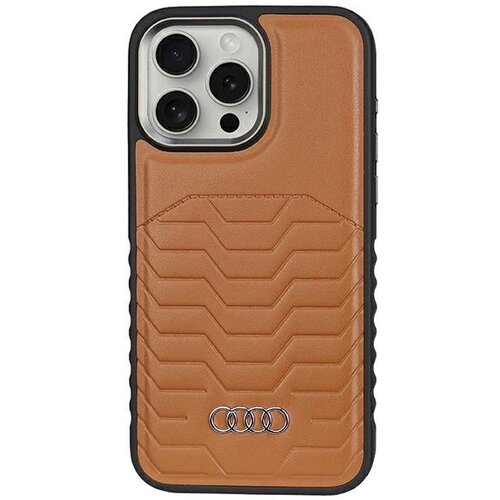 Audi OVITEK Z SINTETIČNO USNJE ZA MAGSAFE OVITEK ZA IPHONE 14 PRO MAX RJAV, (21897964) Cene
