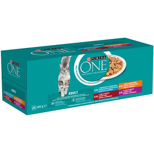  Me&scaron;ano pakiranje PURINA ONE Adult 40 x 85 g - Me&scaron;ani izbor Cijene