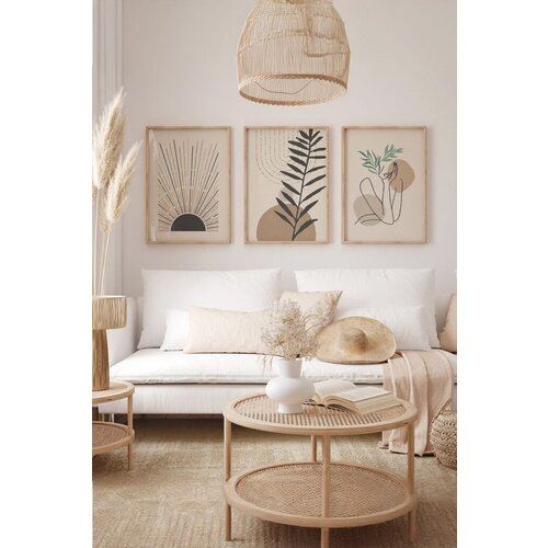 Wallity dekorativna slika 3Dartsohoset18, 33x48cm, 3 dela Cene