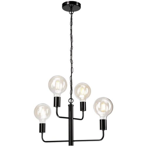  Luster na lancu ORLANDO 4xE27/60W/230V crni Cene