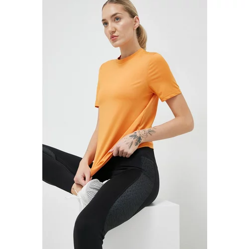 Reebok Kratka majica za vadbo Workout Ready oranžna barva