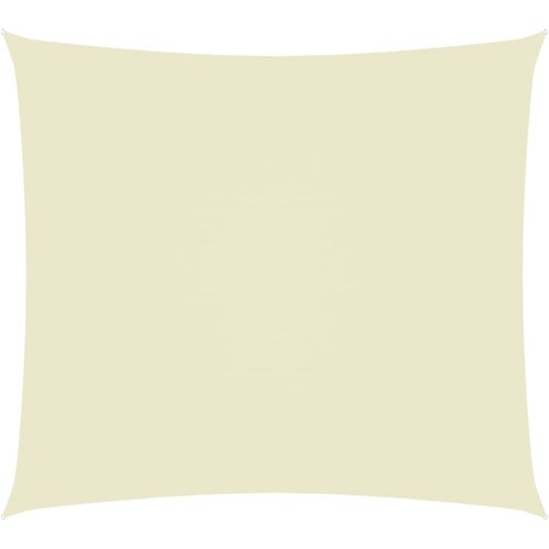 vidaXL Senčno jadro oksford blago pravokotno 5x6 m krem, (20610880) Cene