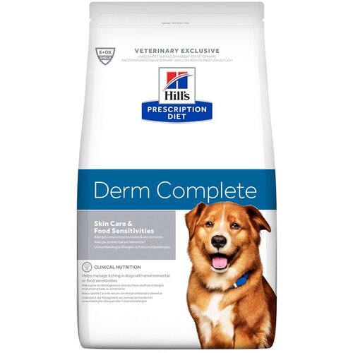 Hills Prescription Diet Derm Complete Skin Care & Food Sensitivities Hrana za Pse, 12kg Cene