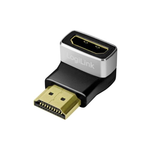 Logilink AH0005A HDMI adapter [1x ženski konektor HDMI - 1x mu&amp;scaron;ki konektor HDMI] crno-siva Slike