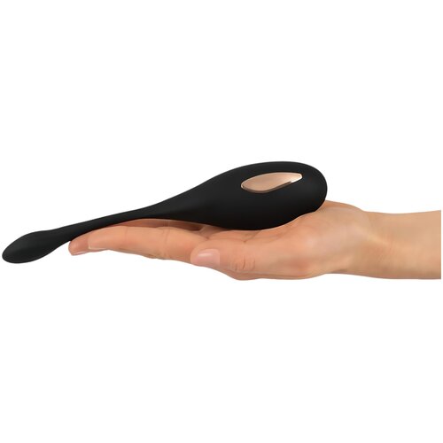 XouXou Vibrating E-Stim RC Love Ball Black Cene