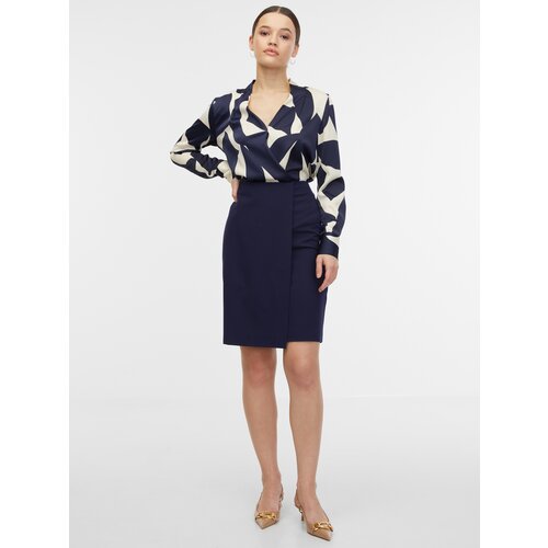 Orsay Dark blue ladies pencil skirt - Ladies Slike
