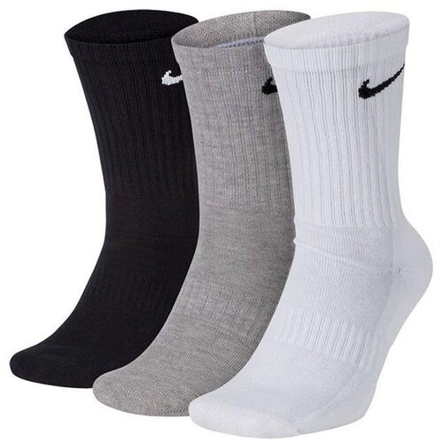 Nike Športne nogavice pegasto siva / črna / bela Cene