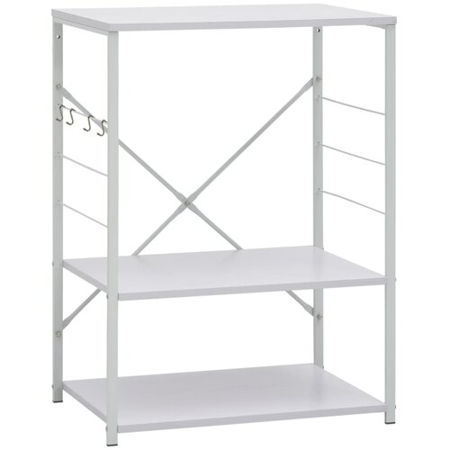  za mikrovalnu pećnicu bijeli 60 x 39,6 x 79,5 cm drveni Slike