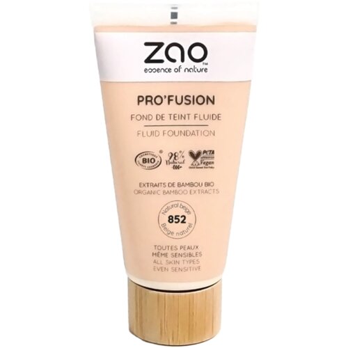 Zao Pro'Fusion Fluid Foundation - 852 Natural Beige Cene