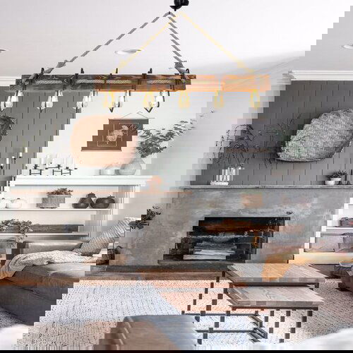  Demir Kütük 3 Walnut Chandelier Cene