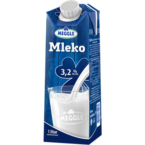 Meggle Dugotrajno mleko 3,2%mm 1l Cene