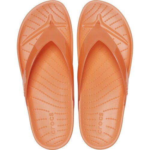 Crocs SPLASH GLOSSY FLIP, ženske japanke, narandžasta 208534 Cene