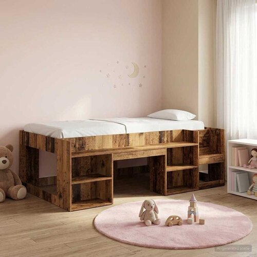  za djecu s ladicama Staro drvo 80 x 200 cm - Staro drvo 80 x 200 cm Cijene