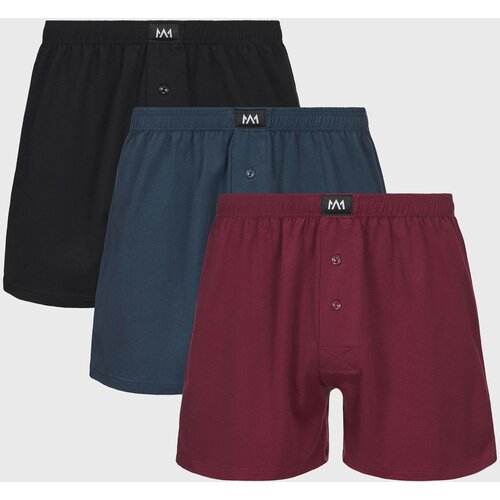 MEN-A 3PACK Ohlapne boksarice Basic Cene