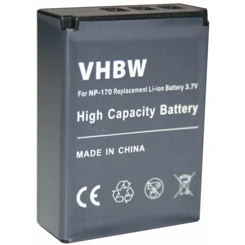 VHBW Baterija PA3985 za Toshiba Camileo X200 / X400 / Z100, 1300 mAh