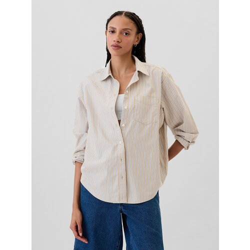 GAP Striped Oversize Shirt Poplin Big Shirt - Women's Cijene