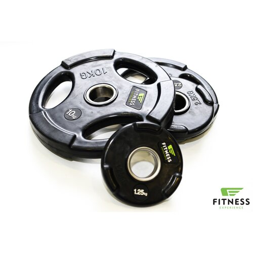  olimpijski gumirani tegovi fitness experience - set 95 kg Cene