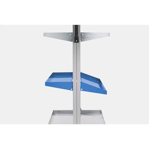 eurokraft pro nakladalna površina za delavniški voziček za orodje, vodoravna, dxšxv 1015 x 250 x 35 mm Cene