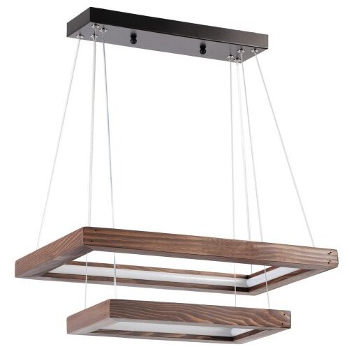 Opviq Bergama Büyük 2 Li Ceviz Ledli Avize 3 Renk Walnut Chandelier Cene