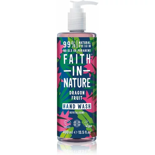 FAITH IN NATURE Dragon Fruit prirodni tekući sapun za ruke s revitalizirajućim djelovanjem 400 ml