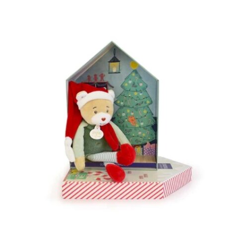 Doudou Novogodišnji plišani meda 27 cm ( DC4255 ) Cene