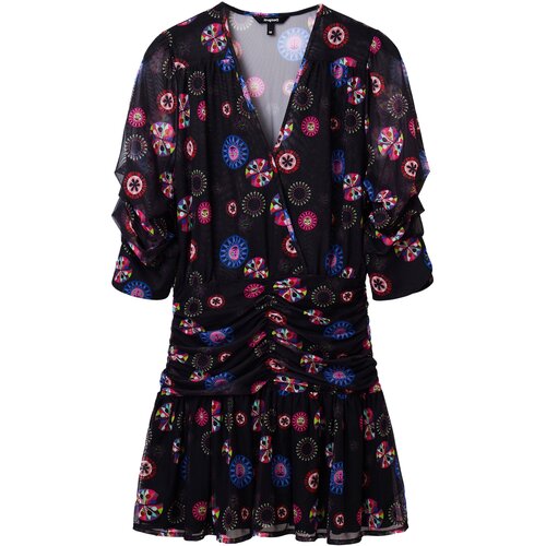Desigual Haljina plava / roza / crvena / crna Slike