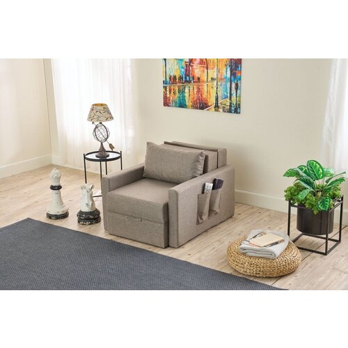 Atelier Del Sofa Fotelja na razvlačenje Saros, 86x72x110cm, Bež Cene