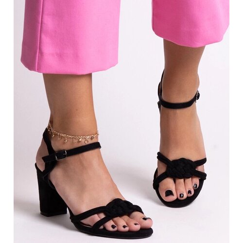 D/CEO Black sandals on a block heel Millo Cijene
