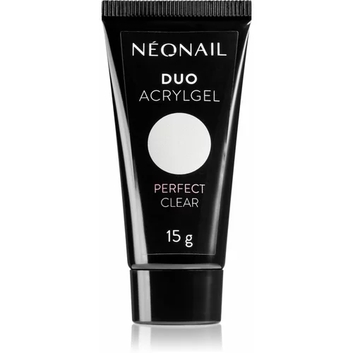 NeoNail Duo Acrylgel Perfect Clear gel za gelirane i akrilne nokte nijansa Perfect Clear 15 g