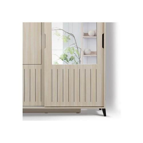 Hanah home Ormar Pasific Home Fuga 180, 180x216x60 cm, Hrast Slike