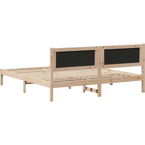  Okvir za krevet s uzglavljem Tamno siva 180 x 200 cm Slike