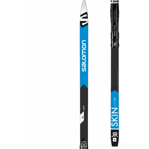 Salomon XC SKI SET RC ESKIN JR+PLK ACC JR Junior skije za trčanje s vezovima, crna, veličina