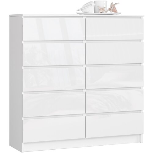 AKORD KOMODA K120 10SZ CLP BELA SJAJ, (21703078) Cene