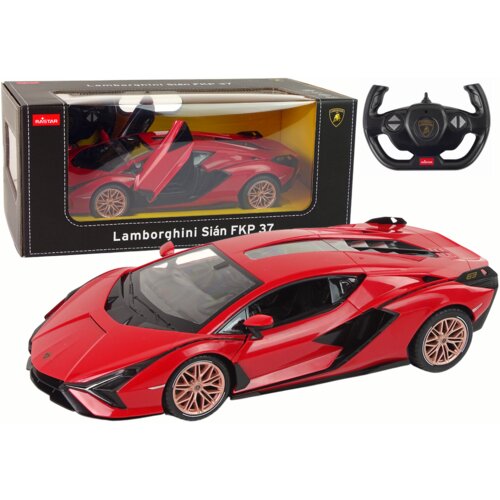  Licencirani auto na daljinsko upravljanje Lamborghini Sian FKP 37 Rastar 1:14 - crveni Slike