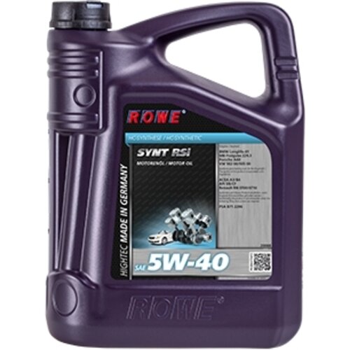 Rowe motorno olje 5w40 synt rsi 5L Cene
